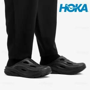호카 오라 리커버리 뮬 슬리퍼 남녀공용 쿠션 샌들 220-300사이즈 블랙