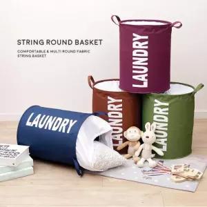 다용도 원형바스켓 장난감 분리수거 수납함 빨래통