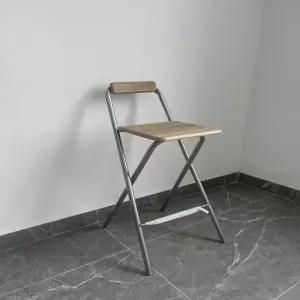 접이식 바의자 바텐 메탈 인테리어 높은 바텐더 우드 철제