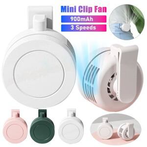 2025 신형 휴대용 개인용 선풍기 미니 클립 허리 목 날개 없는 USB 충전식 야외 에어쿨러