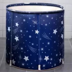 이동식 반신 간이 목욕통 사우나 욕조 접이식욕조