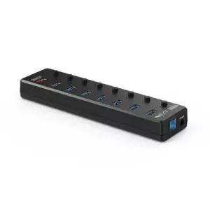 USB3.0 멀티USB허브 A타입 7포트 PD포트 퀵차지 개별전원 27W