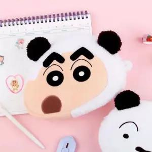 짱구 얼굴 파우치(판다 흰둥이) 봉제인형파우치