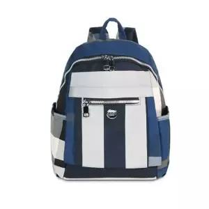 여성 백팩 체크 가을 할머니 가방 배낭 블루 여학생백팩