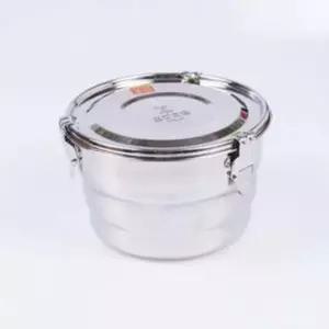 스텐반찬통 스텐 밀폐용기 김치통 반찬통 보관용기 고리형 2호 냉장고용기