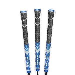 골프 프라이드 MCC 플러스4 클럽 그립 - 더 큰 하체를 가진 전천후 하이브리드 브러시드 코튼 코드 및 페블 텍스처 로얄 /화이트