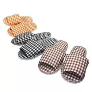 인기상품 체크디자인실내화 랜덤컬러슬리퍼 더웰 실내슬리퍼 가정용 [WFKSI0E_260413]