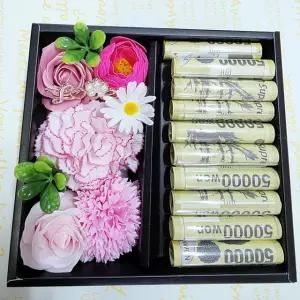 비누꽃 어버이날 용돈 플라워박스 돈다발 케이크 카네이션 꽃선물