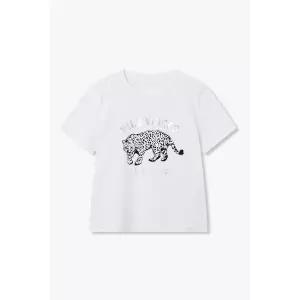 [VOV](마산점) 보브 레오파드 그래픽 티셔츠(7156340002)