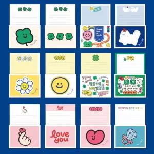 아트박스/베어나인 [베어나인] 크로바 캐릭터 미니 편지지세트