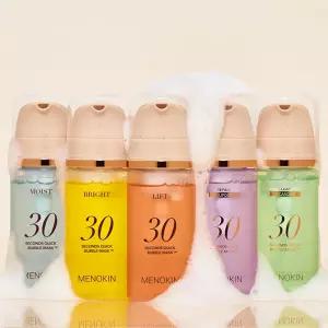 메노킨 30초 퀵 버블 마스크 5종 세트 + [증정] 30초팩 30ml 1개+미니 클렌저 30ml 1개+팩브러쉬+5종 선물