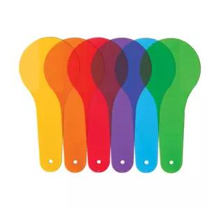 알록달록 색돋보기 관찰놀이 교구장난감 6색 18개 세트 창의융합교육 과학실험만들기