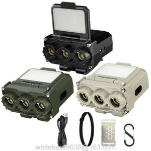 USB 충전식 LED 헤드랜턴 XPG 등산 낚시 용 안전모 헤드램프 2025년식