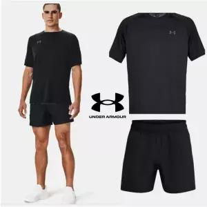 매장정품 UNDERARMOUR 언더아머 1326413-001 1383357-001 남성 UA 테크 반팔티셔츠 5인치 우븐 반바지 트레