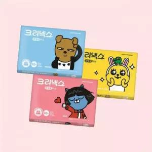 글랙 크리넥스 여행용티슈 50매 10팩 (색상랜덤) 4448328