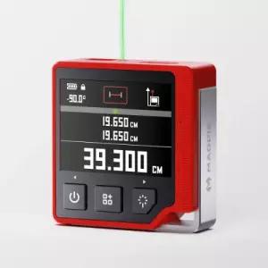 맥파이 맥파이 3in1 레이저 줄자 각도 수평 멀티 거리측정기 QUBE(큐브) magpie QUBE