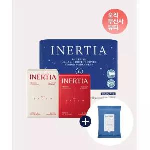 매장정품 INERTIA 더프리즘 중대형 + 입는오버나이트 기획세트 (여성청결티슈 10개입 증정)