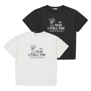 소이주니어 세이브존03 5부 빈티지 펀일러스트티  25M0405-CH/GY