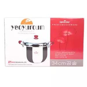 퀸센스 OP19TR12 스텐곰솥(34cm)