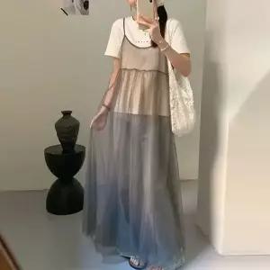 [하젤]카이엘 레이어드 쉬폰 나시 맥시롱 원피스_M4714