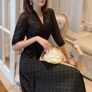 어나더블 미진 시스루 원피스