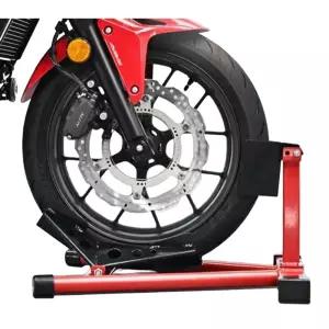 고정대 오토바이 버팀대 차고 블랙 전륜 보관 프레임 클램프