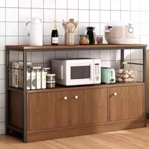 주방 수납장 원목 전자레인지장 렌지대 밥솥 오븐 광파 키친 가구