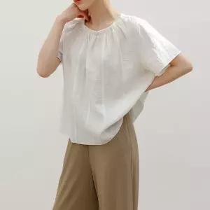 밴딩셔링블라우스