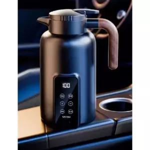 차량용 보온병 12v 야외 텀블러 시가잭 전기포트 휴대용 커피 가정용