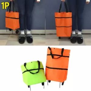접이식 바퀴 가방 장바구니 휴대용 폴딩 시장 무거운 짐 캐리어 쇼핑 백 도서관 책 김장 배추