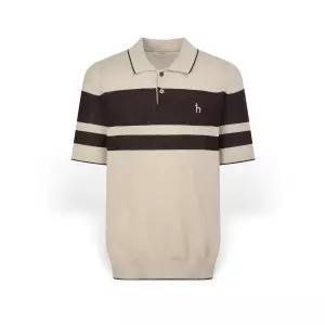 헤지스 남성 컬러블럭 카라 반팔니트 HZSW6B564I2 HZSW6B564I222495949002389107