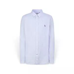 헤지스 남성 린넨 스트라이프 긴팔셔츠 HZSH6B321 HZSH6B32122488788422389044