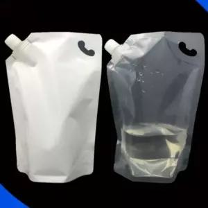 투명 파우치 스파우트 1000ml 휴대용 액체 포장재 200개입 음료