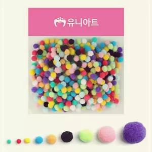 유니아트 만들기재료 이 솜방울 - 51845 초등학교 유치원 03W0716E24