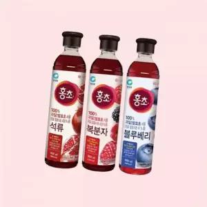 청정원 홍초 시그니처 900ml 3개 세트(석류+복분자+블루베리) 4625113