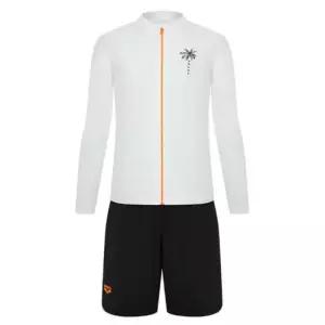 [백화점 정품] 26년 SALE 아레나 코코스 남성 릴렉스핏 집업 래쉬가드 세트 A5BM1PC10OWT