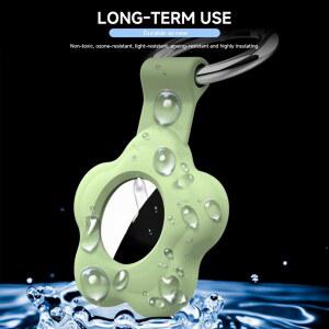 새로운 실리콘 에어태그 케이스 (키체인 포함), 트래커용 홀더, 커버 분실 방지 트래커 액세서리