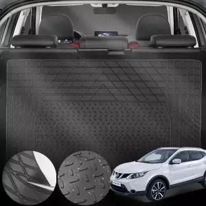 닛산 캐시카이 1.6d R9M 차량용 PVC 트렁크 매트 방수 방오 미끄럼 방지 블랙 1개