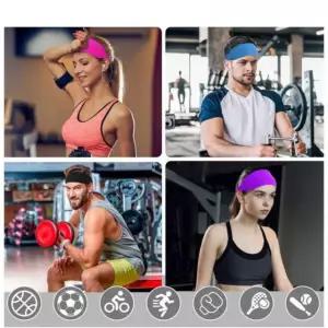 땀흘림방지 땀흡수 쿨 헤어밴드 여름머리띠 운동 머리띠 스포츠 헤어밴드 등산 헬스 러닝 머리카