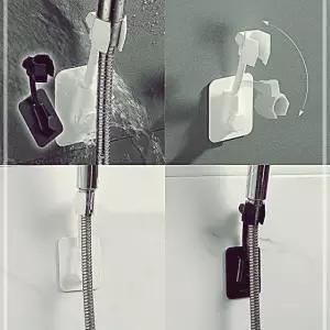 화이트 욕실헤드 샤워기 고압 욕실선반 헤드수압 거치대 강력 헤드 QWFHFIKG