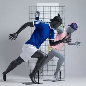 스포츠 러닝 마네킹 의류 여자 얼굴 인형 관절 남자 두상