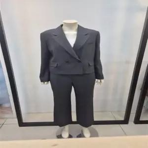 쉬즈미스 더블버튼 여름 크롭자켓 26년 정장재킷 Q222030 (정장바지 추가구매)