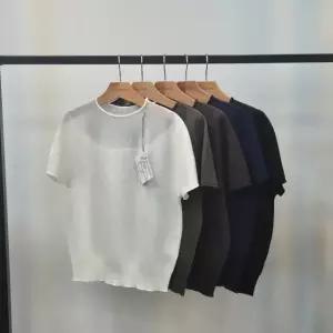 쉬즈미스 요크 라운드넥 캡 슬리브 시스루 니트 26년 여름 Q222080