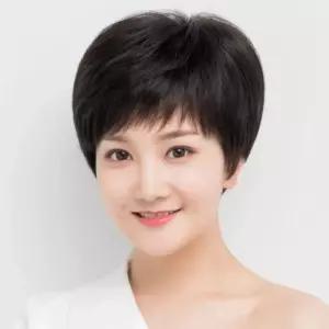 언니네 가발 탑커버 인모 정수리 블랙부착 여성 똑딱 가림 빈머리 헤어피스 부분