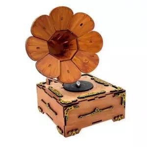 우드 조립 축음기 오르골 만들기 - 1인세트