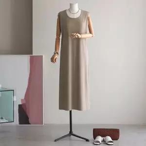 (안나앤플러스) 쿨링 실키 나시 원피스[드레스DJ314] 빅사이즈