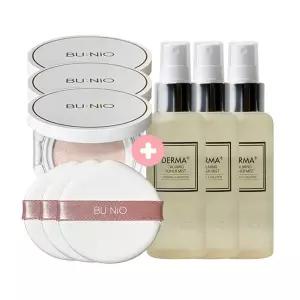 이지하우스 뷰니오 카밍 쿨 톤업 선쿠션 25g 생얼왕쿠션x3개+진정토너미스트100ml x3개 823263