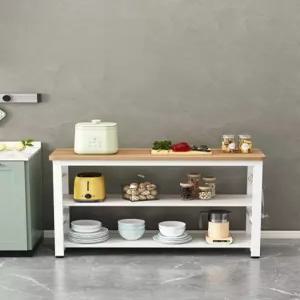 이동식 테이블 수납장 조리대 홈바 식탁 선반 타용도 아일랜드 사이즈 탁자