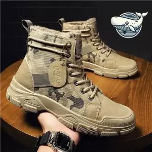 남성 캐주얼 군용 부츠 스타일 아웃도어 털워커 남성워커 남자워커 밀리터리워커