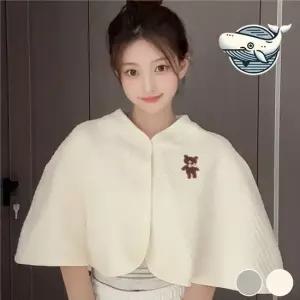 사계절 다용도 귀여운 곰돌이 어깨 케이프 미니케이프 망토케이프 사무용케이프